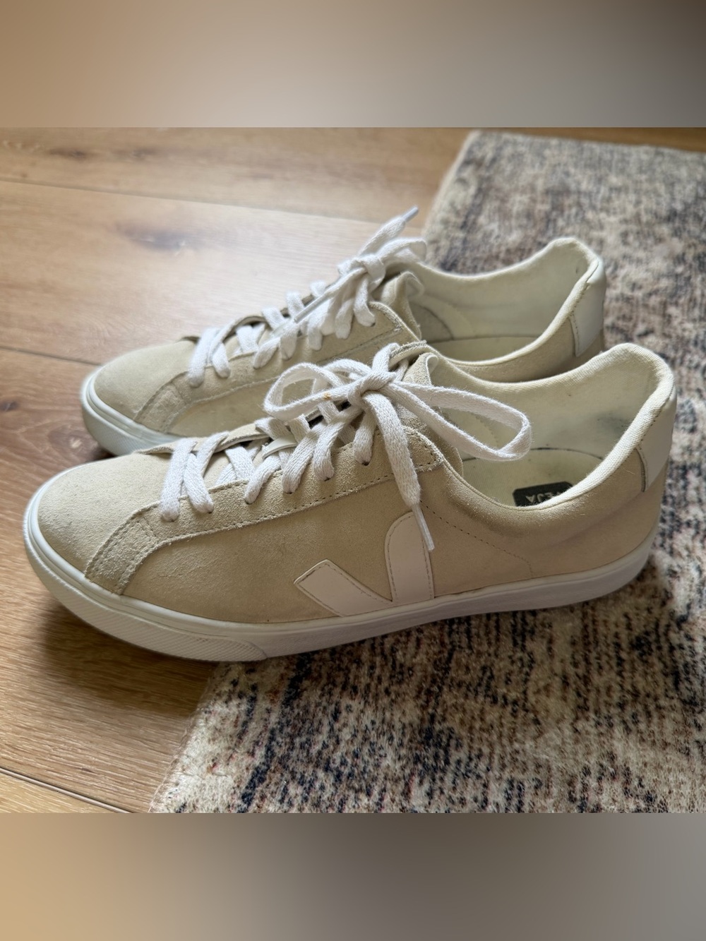 Veja Campo Suede Dune White